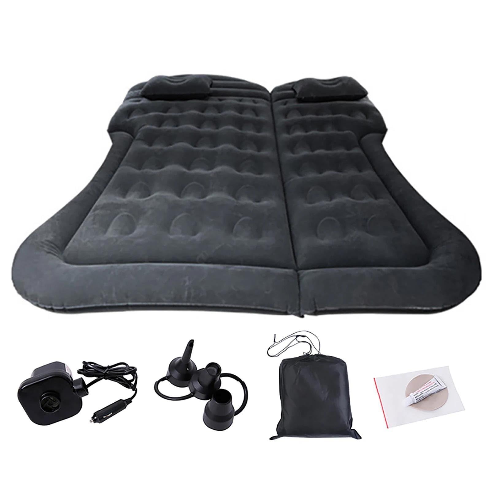 WUYDKEL Auto Matratze Auto Aufblasbare Matratze Reise Matratze Bett Universal Rücksitz Multifunktionale Sofa Kissen Outdoor Camping Kissen(2) von WUYDKEL