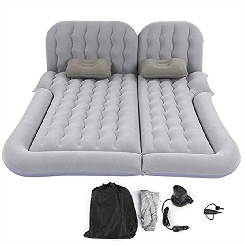 WUYDKEL Auto Matratze Auto Luft Aufblasbare Reise Matratze Bett Universal Für Rücksitz Multi Funktionale Sofa Luft Bett Kissen Outdoor Camping Matte Mit Luftpumpe(color1) von WUYDKEL