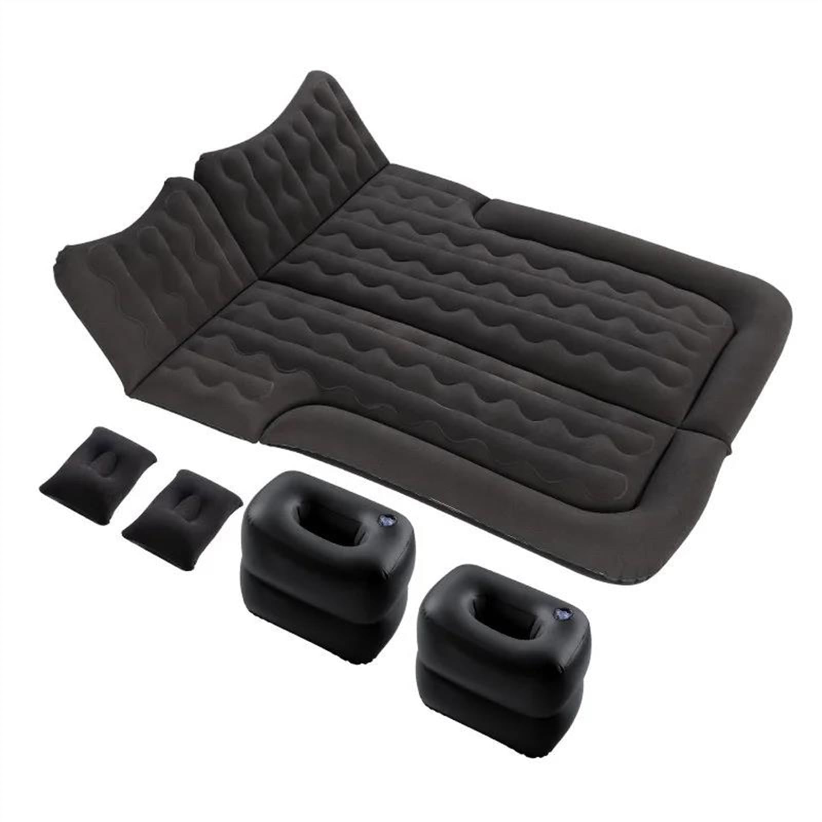 WUYDKEL Auto Matratze Auto Rücksitz Reisebett SUV Luftmatratze Tragbare Luft Aufblasbare Sofa Kissen Outdoor Strand Camp Schlaf Matte Kissen Mit Luftpumpe(7) von WUYDKEL