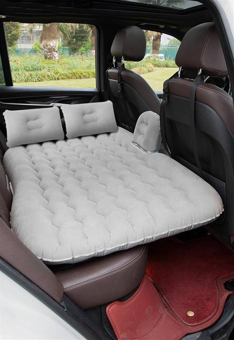 WUYDKEL Auto Matratze Universal Aufblasbare Auto Matratze SUV Aufblasbare Multifunktionale Auto Aufblasbare Bett Auto Zubehör Outdoor Camping Matte Mit Luftpumpe(2) von WUYDKEL