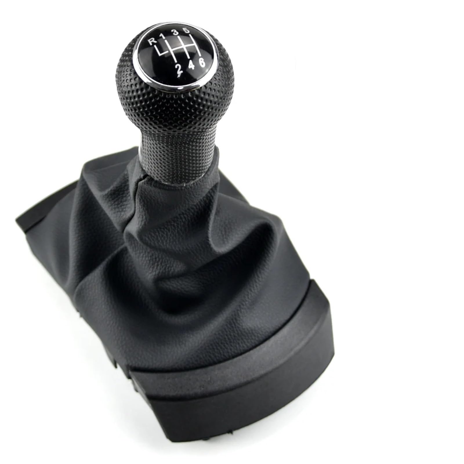 WUYDKEL Auto-Schaltknauf Kompatibel Mit Seat Für Ibiza 2002 2003 2004 2005 2006 2007 2008 Auto-Styling Schaltknauf Hebel Stick Gamasche Zubehör(6 Speed) von WUYDKEL