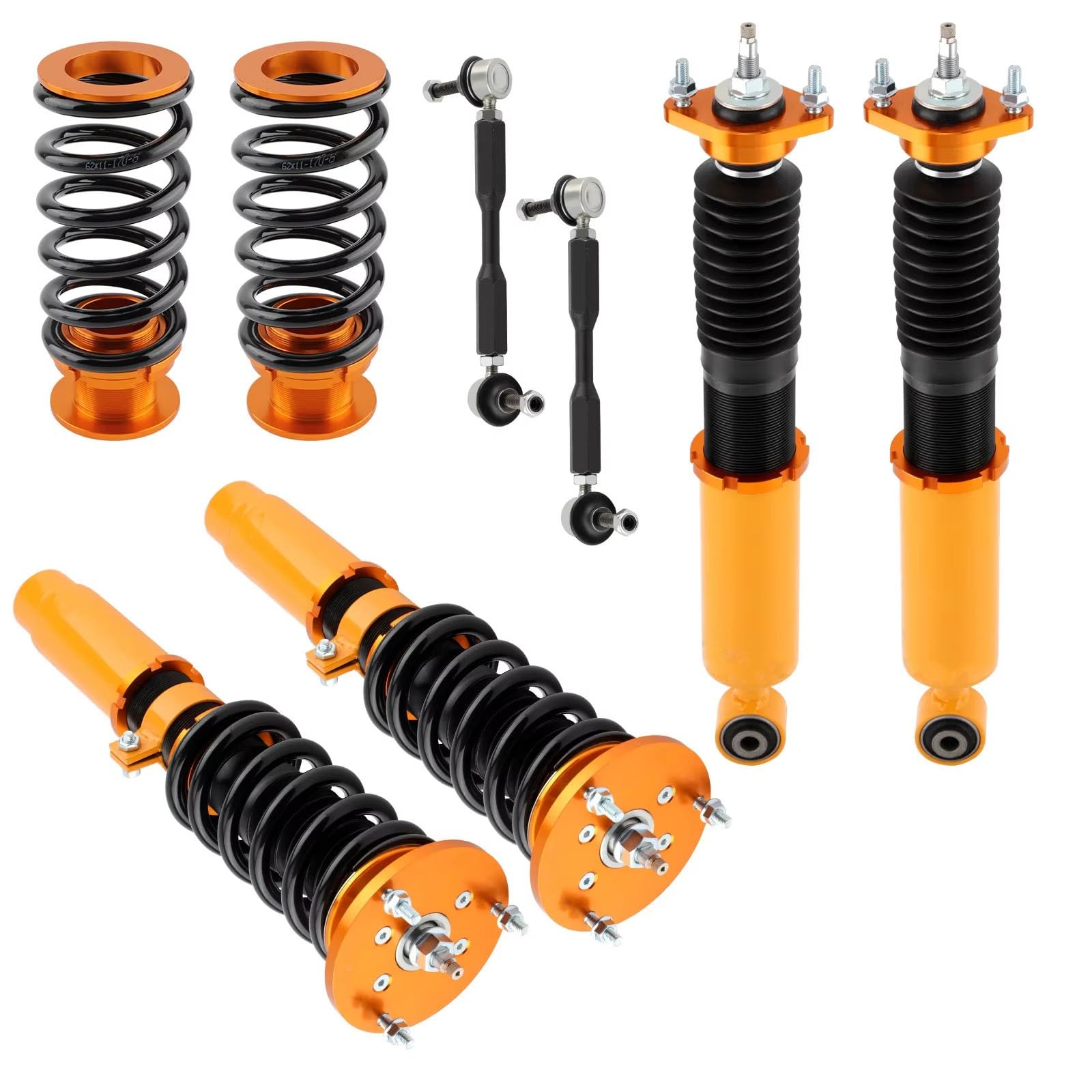 WUYDKEL Fahrwerk Stoßdämpfer Set Kompatibel Mit Für Z4 E85 Für Roadster 2.0i 3.0i 2.5i 3.0si 2.2i 2.5si 2003-2009 E86 Coupe 3.0si 2006-2009 Gewindefahrwerk Stoßdämpfer von WUYDKEL