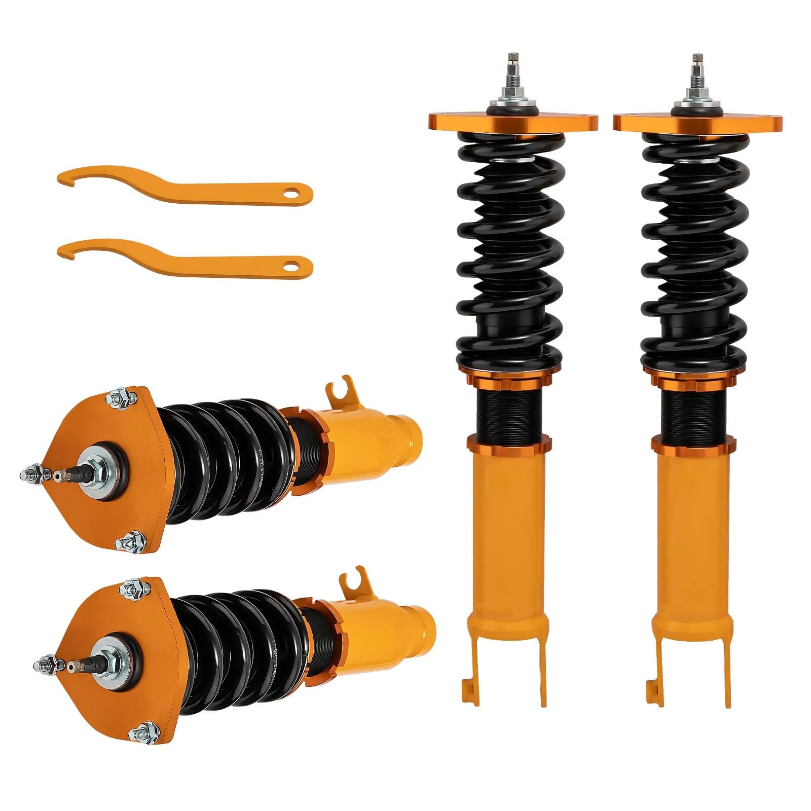 WUYDKEL Fahrwerk Stoßdämpfer Set Kompatibel Mit Infiniti Für Finit Für G35x 2003–2008 AWD Gewindefahrwerk, Federbeine, Stoßdämpfer, Schraubenfeder Über Stoßdämpfer, Ersatz-Autoteile von WUYDKEL