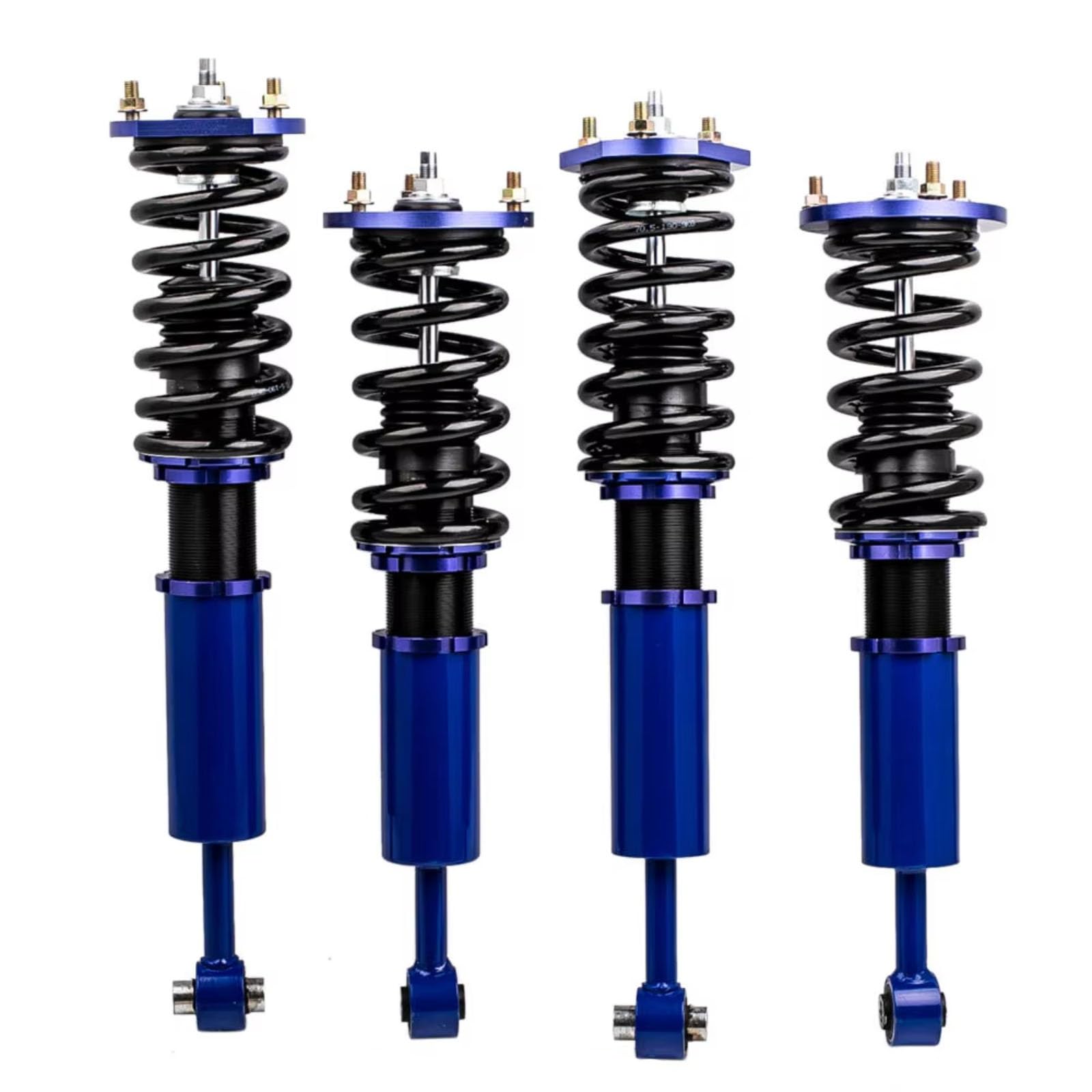 WUYDKEL Fahrwerk Stoßdämpfer Set Kompatibel Mit Lexus Für IS250 IS350 RWD 2006 2007 2008 2009 2010 2011 2012 2013 Gewindefahrwerk Federsätze Verstellbare Federbeine Stoßdämpfer(Blue) von WUYDKEL