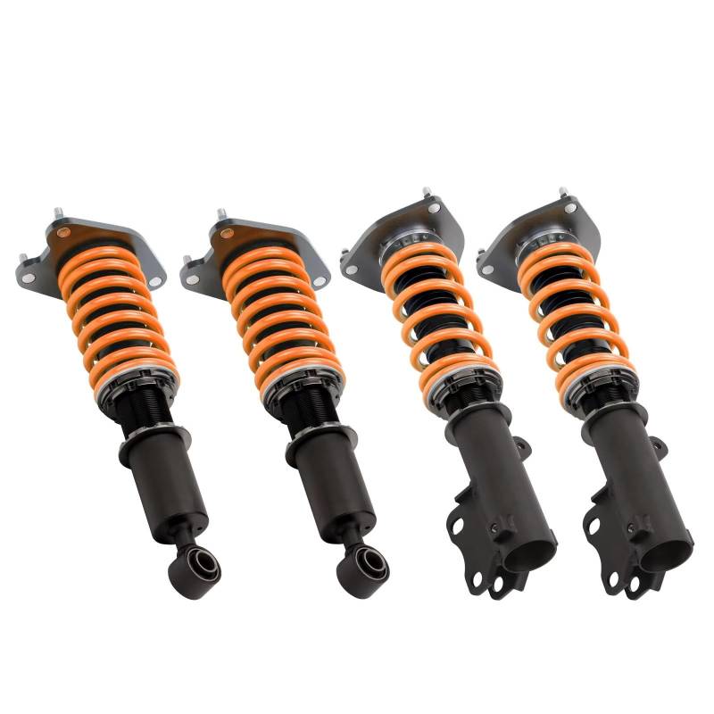 WUYDKEL Fahrwerk Stoßdämpfer Set Kompatibel Mit Mitsubishi Für Eclipse DK2A DK4A 2006–2012, 24 Wege Verstellbare Gewindefahrwerke, Verstellbare Federbeine, Stoßdämpfer, Auto-Zubehör von WUYDKEL