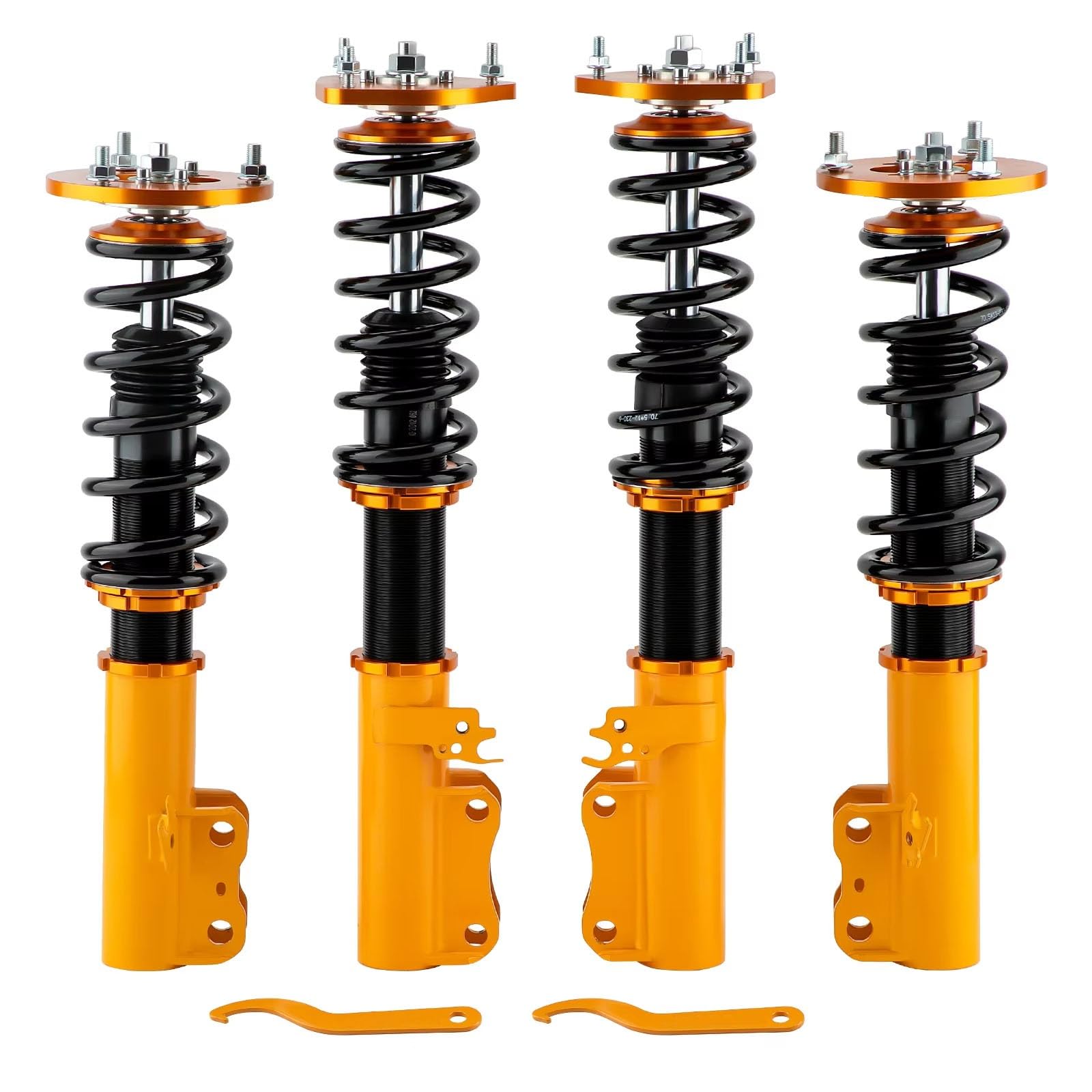 WUYDKEL Fahrwerk Stoßdämpfer Set Kompatibel Mit Toyota Für Camry 1992–2001 Für Avalon 1995–2003 Für Solara 1999–2003 Gewindefahrwerke Kits Gewindefahrwerke Federbeine Stoßdämpfer Autoteile(Yellow) von WUYDKEL