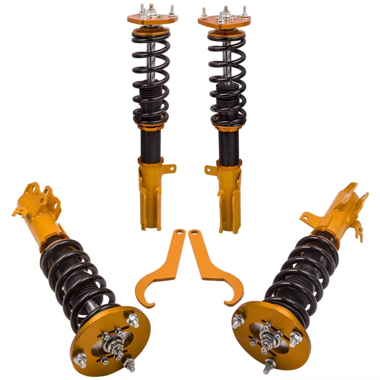 WUYDKEL Fahrwerk Stoßdämpfer Set Kompatibel Mit Toyota für Avalon 1995–2003 für Camry 1992–2001 für Solara 1999–2003, Stoßdämpfer, Federbeine, Gewindefahrwerk, Höhenverstellbar von WUYDKEL