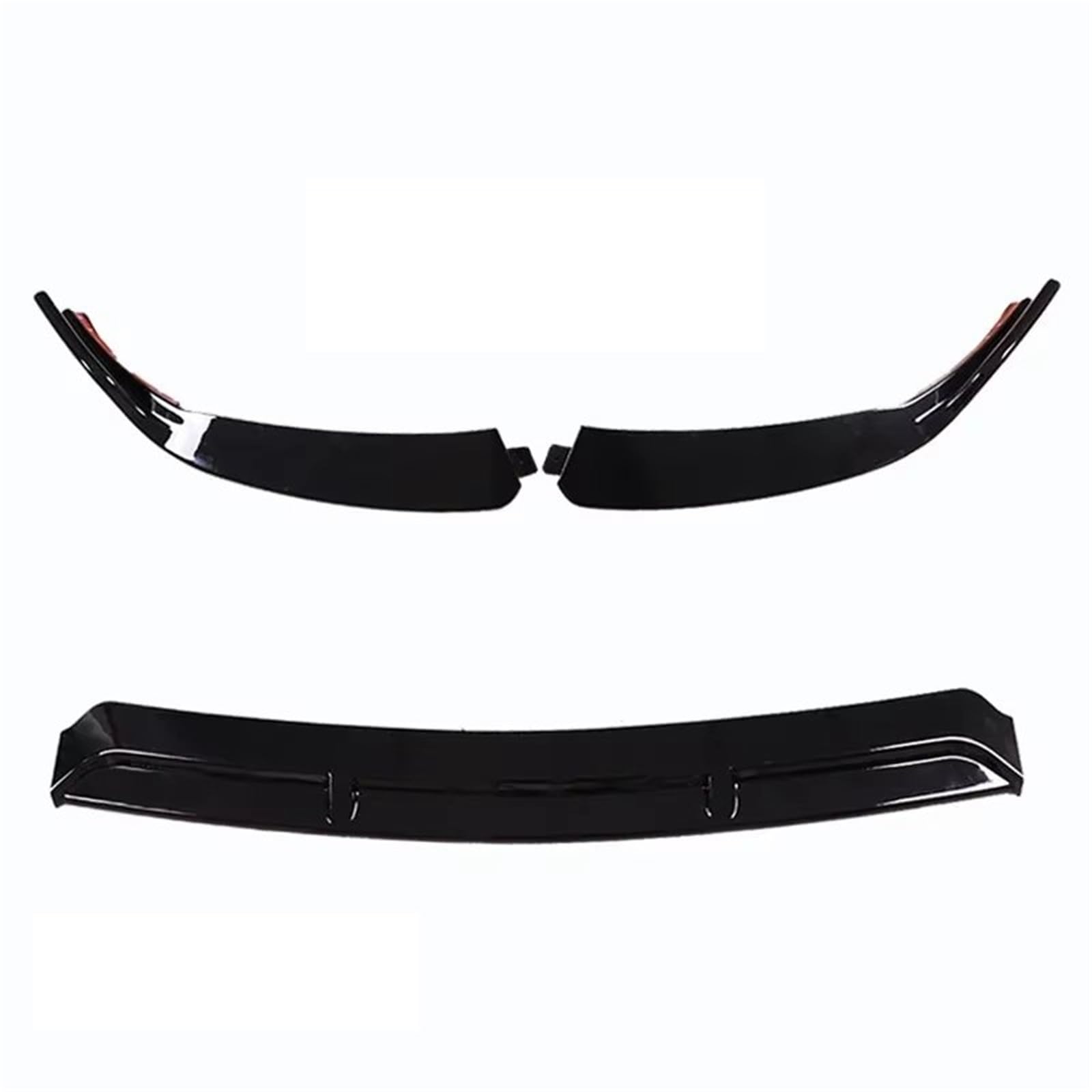 WUYDKEL Heckspoiler Flügel Lip Kompatibel Mit Benz Für W205 C205 C200 C250 C260 C300 C400 C450 Auto Coupe Frontstoßstange Lip Body Kit Spoiler Splitter Diffusor Styling Dekoration(Black(2019-2021)) von WUYDKEL