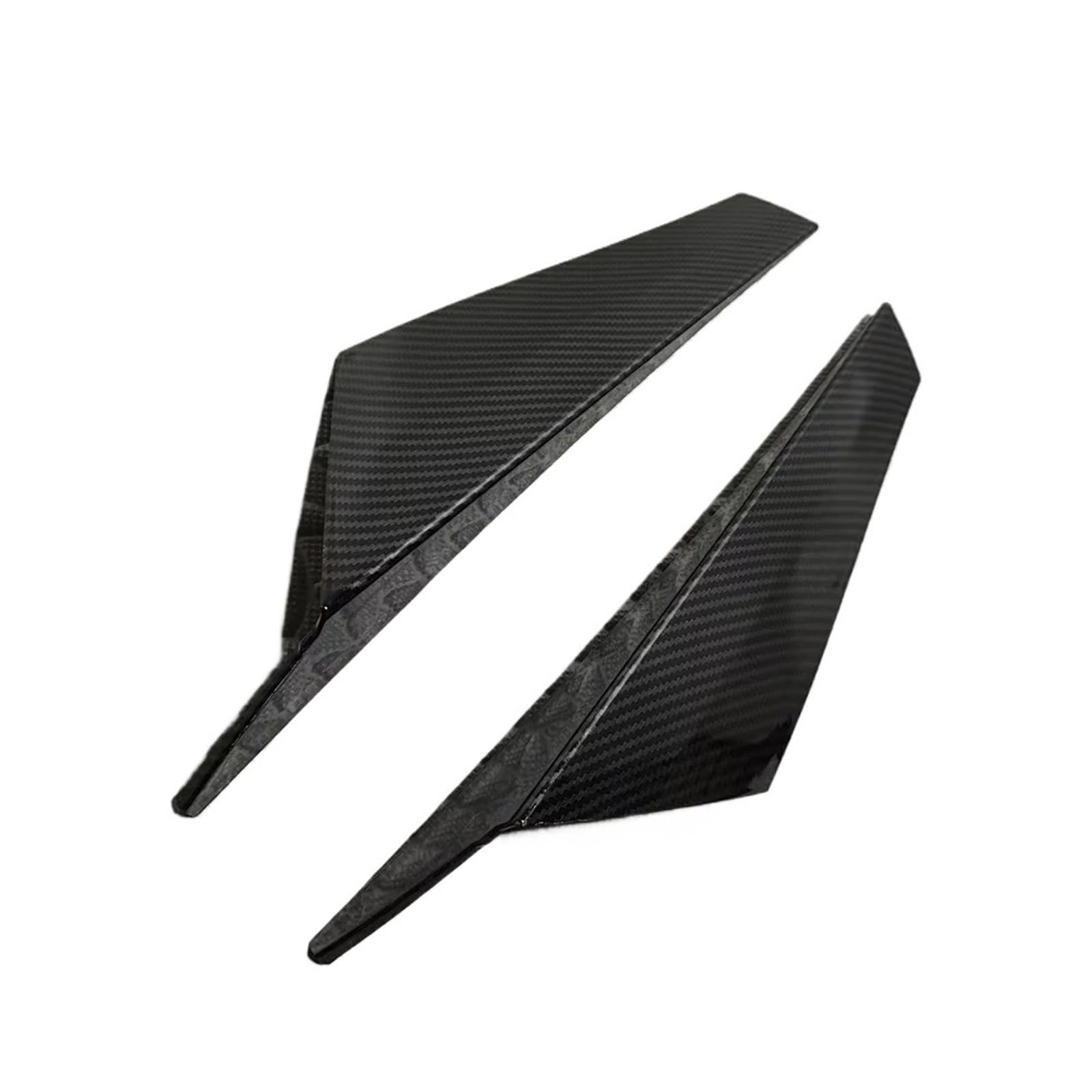 WUYDKEL Heckspoiler Flügel Lip Kompatibel Mit Vw Für Golf MK8 Für GTI Für GTD 2020 2021 2022 2023 Auto-Heckscheibenseite Für Flügel-Trunk-Spoiler-Canards-Splitter(Carbon Look) von WUYDKEL