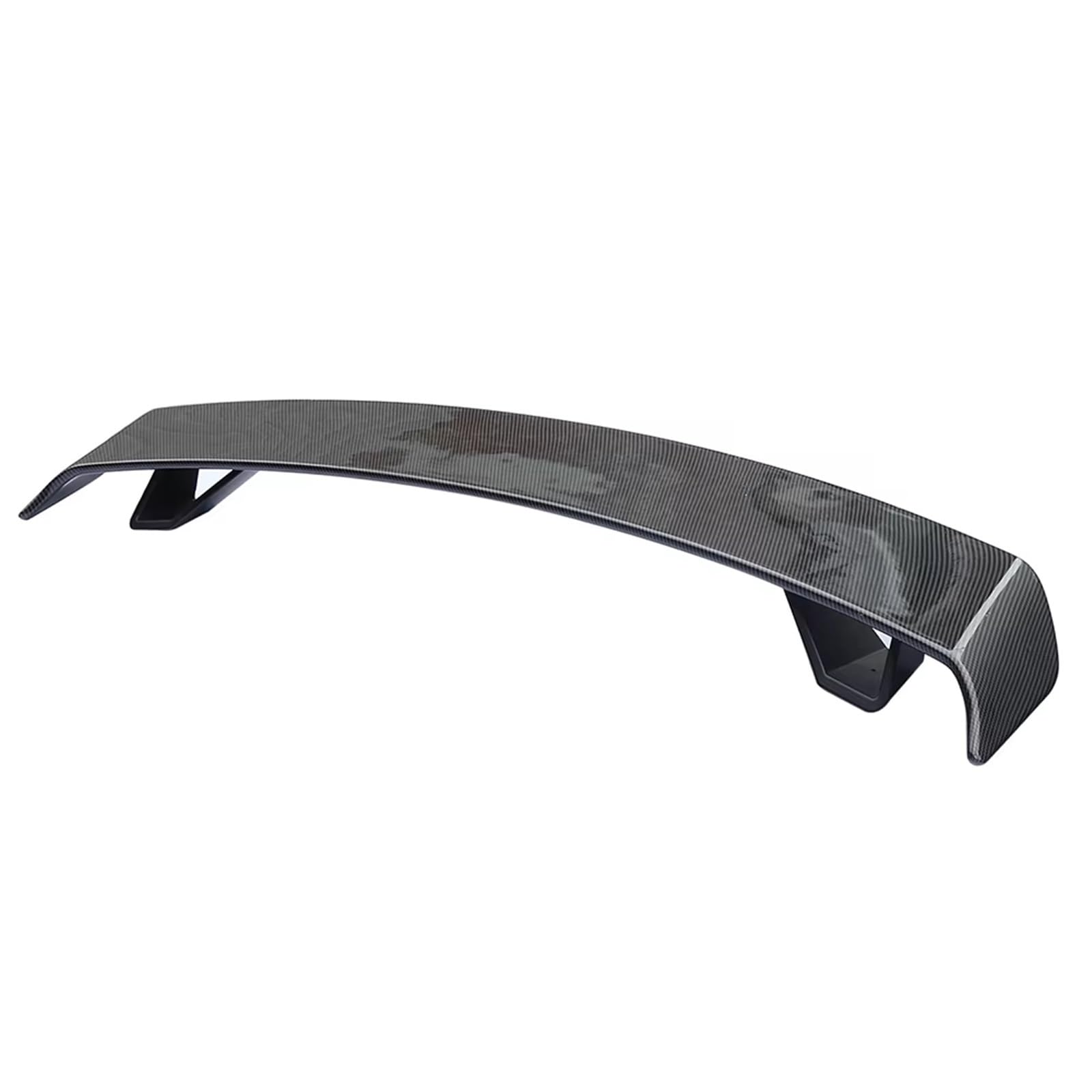 WUYDKEL Heckspoiler Flügel Lip Universal Cars Accessories GT Fest Für Wing Spoiler Modification Collision Bumper Large Tail Für Wing ABS Car Exterior Components(Carbon) von WUYDKEL