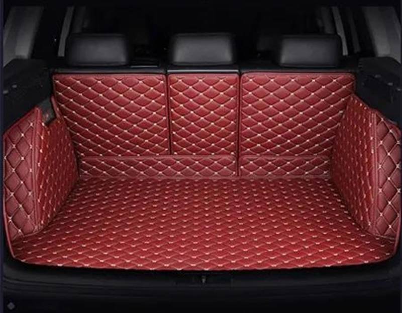 WUYDKEL Kofferraum Schutzmatte Kompatibel Mit A1 A3 A4 B8 B7 B6 B5 A6 C6 C7 A8 A8L Q3 Q5 Q7 Kofferraummatte Auto Styling Wasserdichter Autoteppich Cargo Liner(3) von WUYDKEL