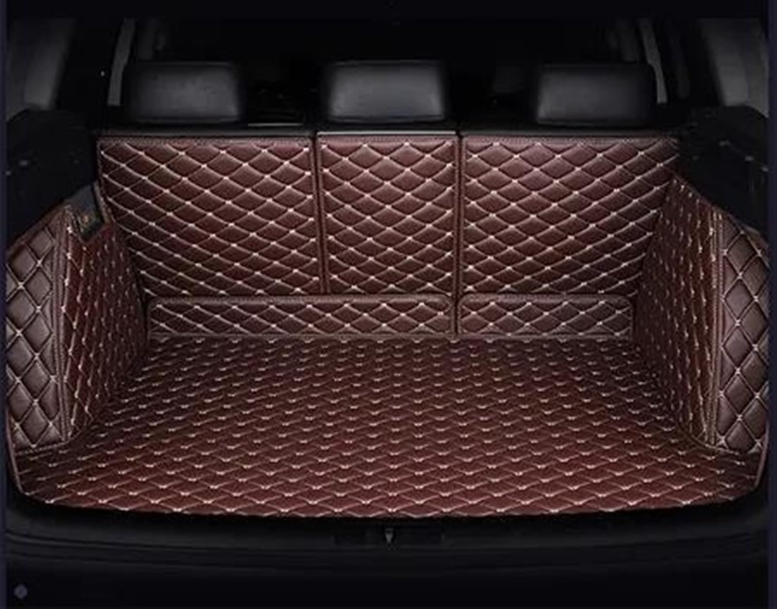 WUYDKEL Kofferraum Schutzmatte Kompatibel Mit A1 A3 A4 B8 B7 B6 B5 A6 C6 C7 A8 A8L Q3 Q5 Q7 Kofferraummatte Auto Styling Wasserdichter Autoteppich Cargo Liner(5) von WUYDKEL