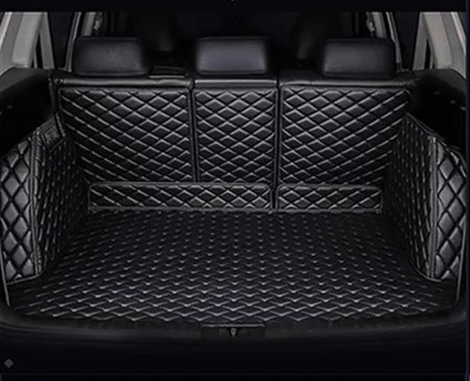 WUYDKEL Kofferraum Schutzmatte Kompatibel Mit A1 A3 A4 B8 B7 B6 B5 A6 C6 C7 A8 A8L Q3 Q5 Q7 Kofferraummatte Auto Styling Wasserdichter Autoteppich Cargo Liner(6) von WUYDKEL