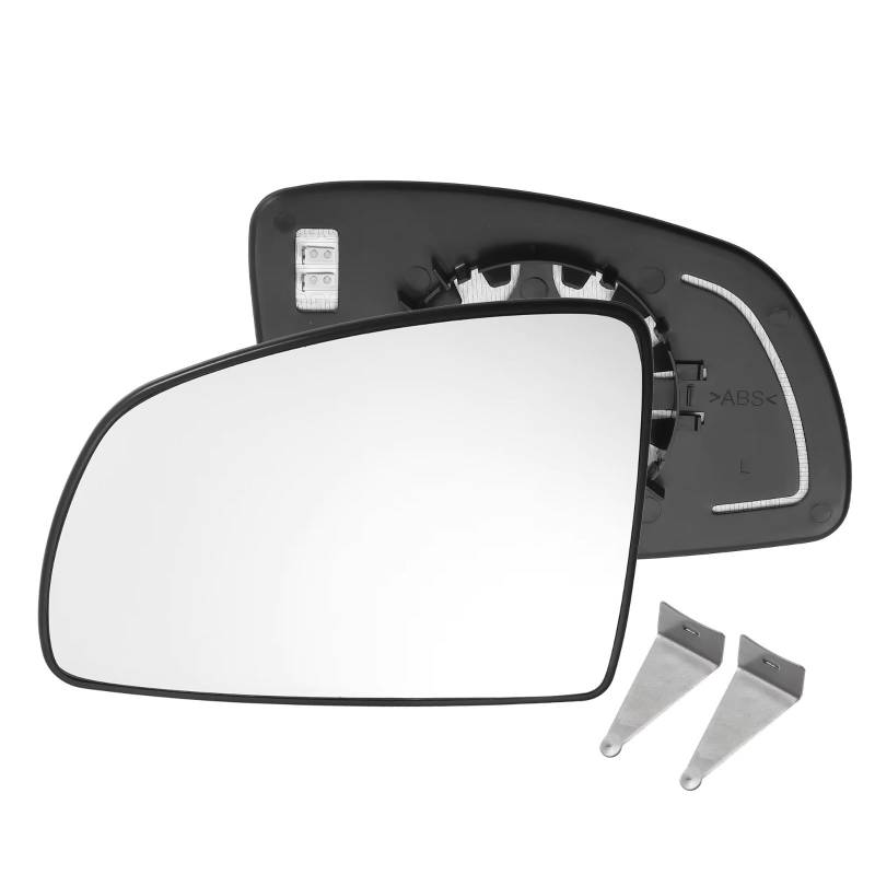 WUYDKEL Kompatibel Mit Opel Für Meriva A 2002–2010 OEM: 6428779 6428720 Linke Rechte Seite Beheiztes Rückspiegelglas Mit Trägerplatte Außenteile Außenspiegel Spiegelglas(Left) von WUYDKEL