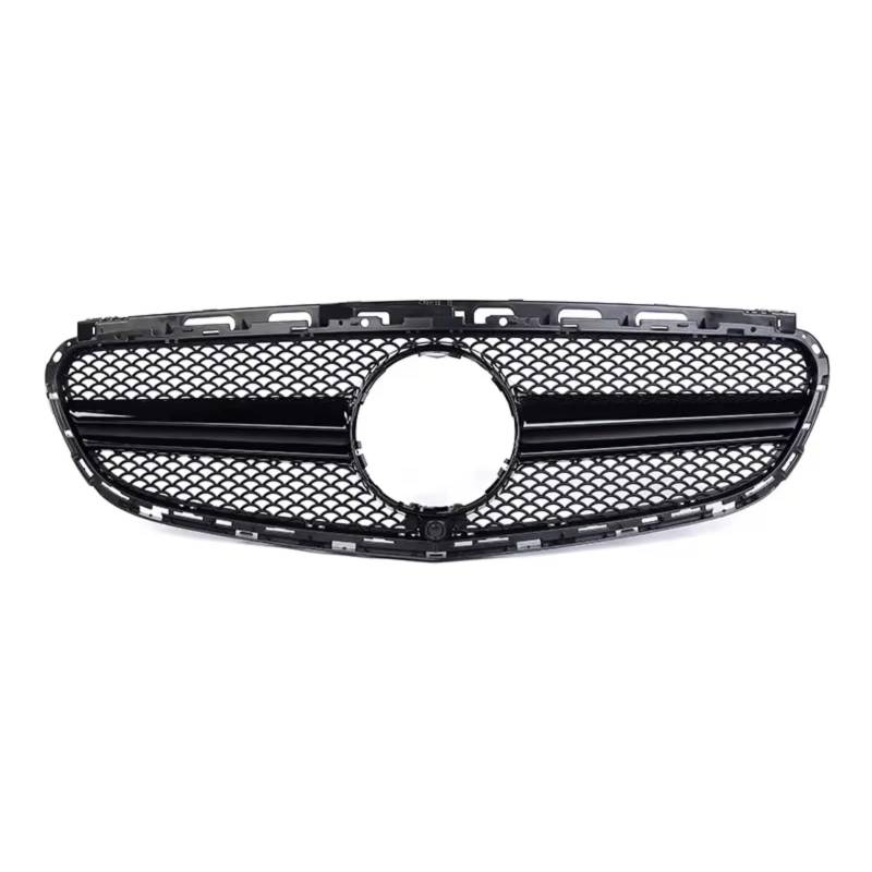 WUYDKEL Kühlergrill Kompatibel Mit Benz Für W212 E-Klasse 2009 2010 2011 2012 2013 2014 2015. Auto-Front-Racing-Grill, Stoßstangen-Mittelgitter-Grill, Autozubehörteile(Black,AMG 14-15) von WUYDKEL