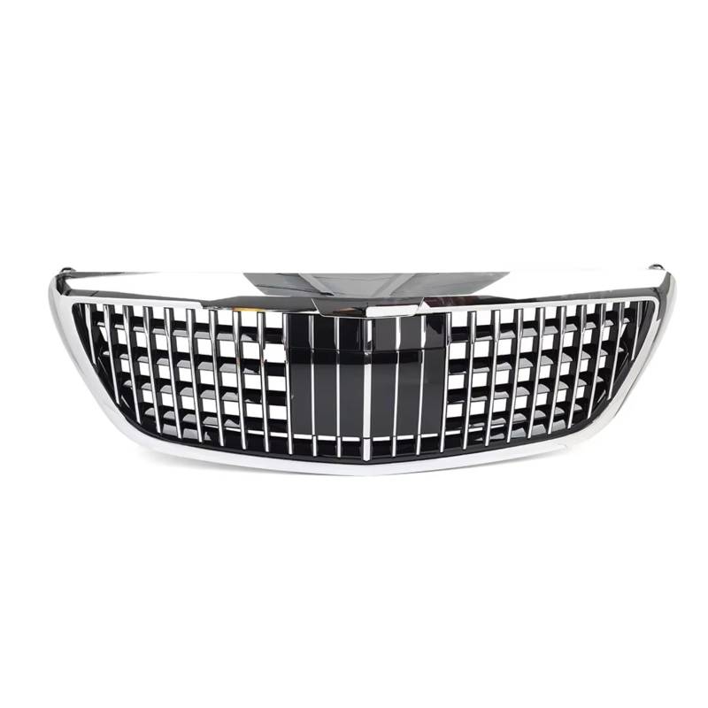 WUYDKEL Kühlergrill Kompatibel Mit Benz Für W222 S-Klasse S450 S550 S600 2014 2015 2016 2017 2018 2019 2020, Auto-Frontstoßstange, Kühlergrill, Renngitter(Without Acc) von WUYDKEL