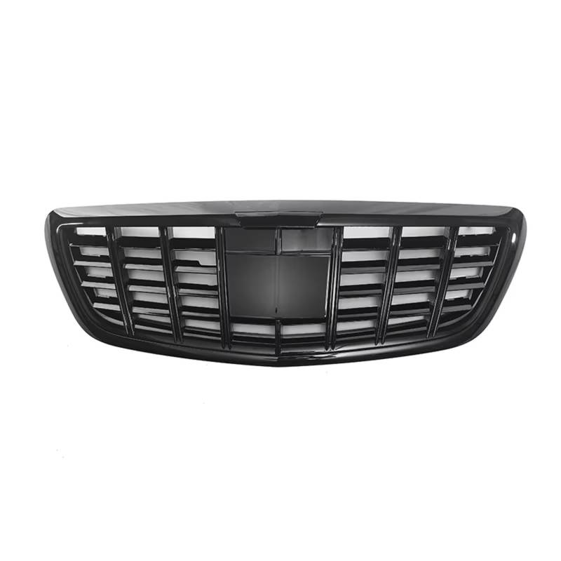 WUYDKEL Kühlergrill Kompatibel Mit Benz Für W222 S550 S400 S450 S500 S560 S-Klasse 2014 2015 2016 2017 2018 2019 Auto-Frontoberstoßstangen-Gittergitter Mesh-Grill(Black) von WUYDKEL