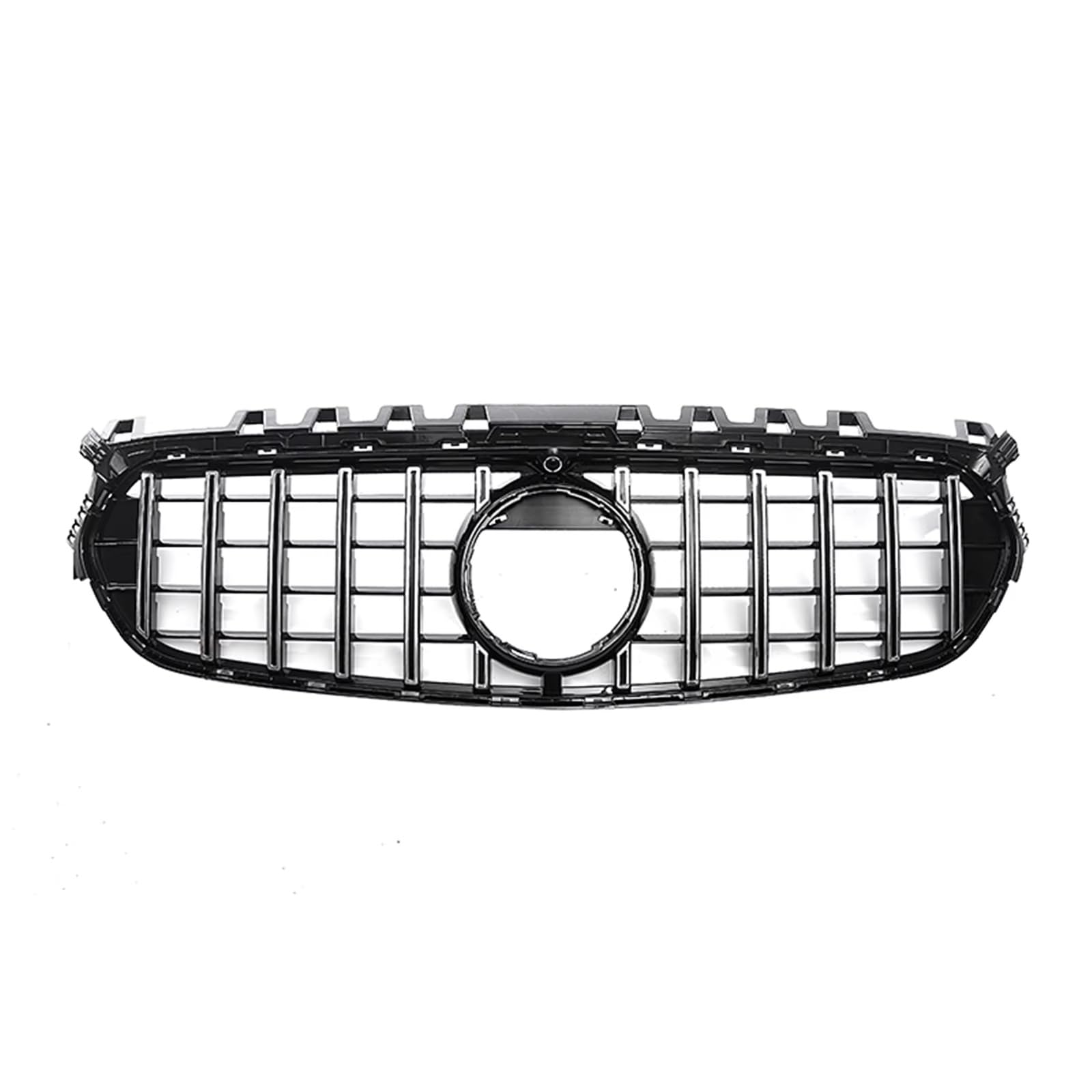 WUYDKEL Kühlergrill Kompatibel Mit Benz Für W247 B-Klasse 2020 2021 2022 Auto Obere Stoßstange Haube Mesh Grid Grills Front Grille Racing Grills Stoßstange Haube Grills(Silver) von WUYDKEL