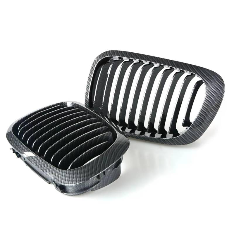 WUYDKEL Kühlergrill Kompatibel Mit Für E46 3er-Serie 2-Türer 1999 2000 2001 2002. Auto Vorne In Der Mitte, Nierengitter, Grill, Autozubehör, Frontstoßstangengrill von WUYDKEL