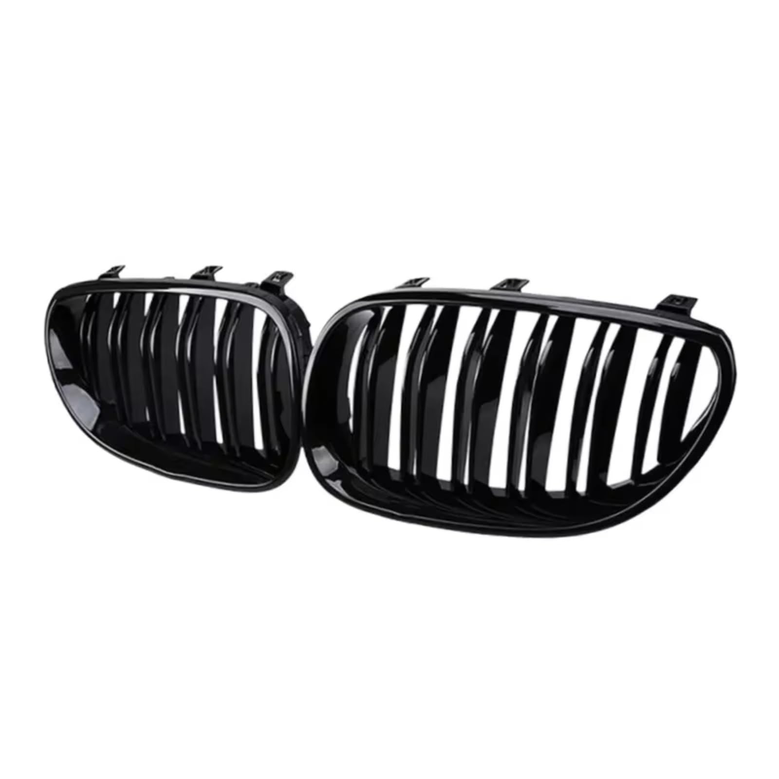 WUYDKEL Kühlergrill Kompatibel Mit Für E60 E61 Für M5 525I 525Xi 528I 528Xi 530I 530Xi 5er-Serie 2003 2004 2005 2006 2007 2008 2009. Vorderer Nierengrill, Sportgitter, Stoßstangenhaubengrill von WUYDKEL