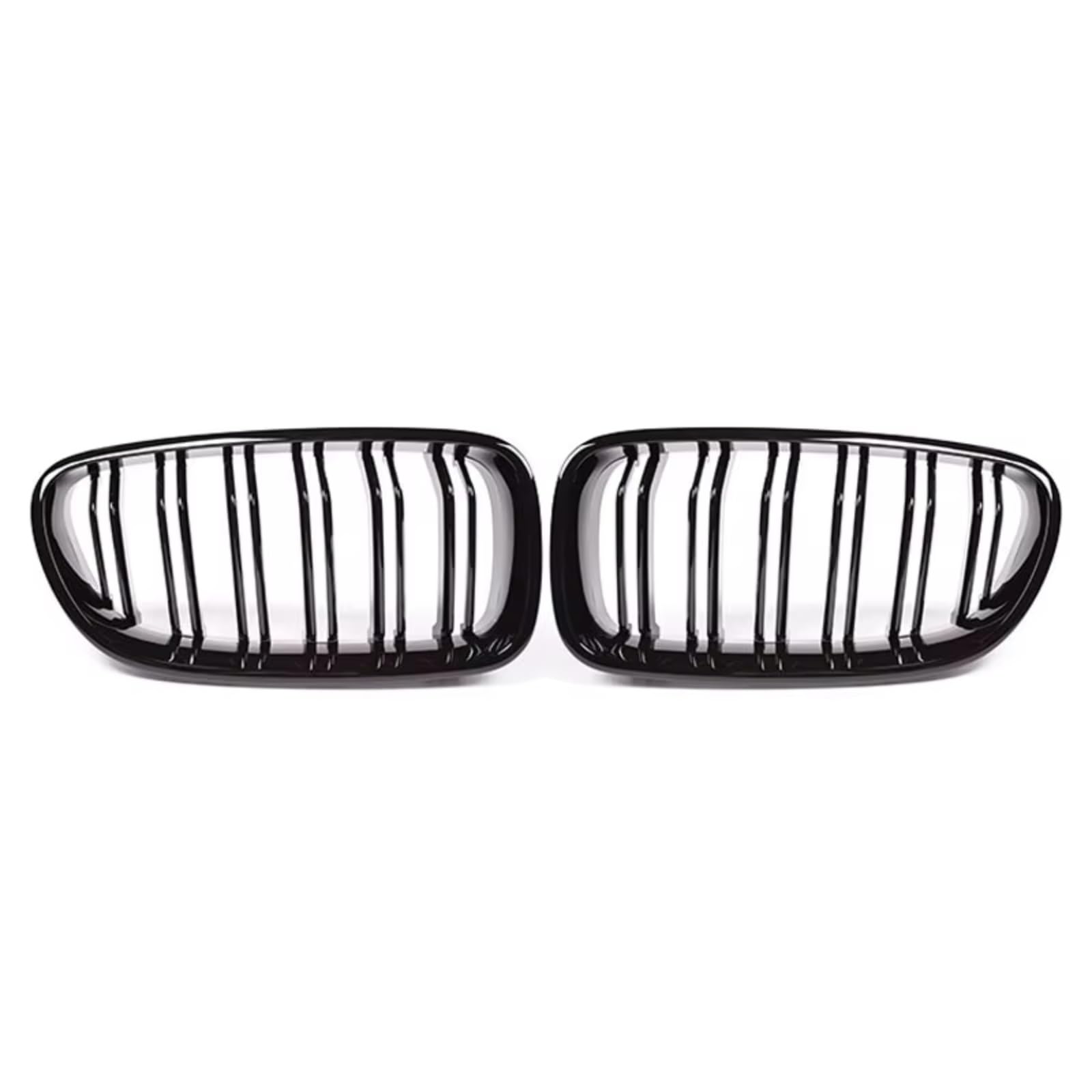 WUYDKEL Kühlergrill Kompatibel Mit Für F10 F11 F18 520 523 525 520d 530d 540i 5 Series 2010–2017, Auto-Frontnierengrill, Racing-Grill, Glänzend Schwarze Gitter von WUYDKEL