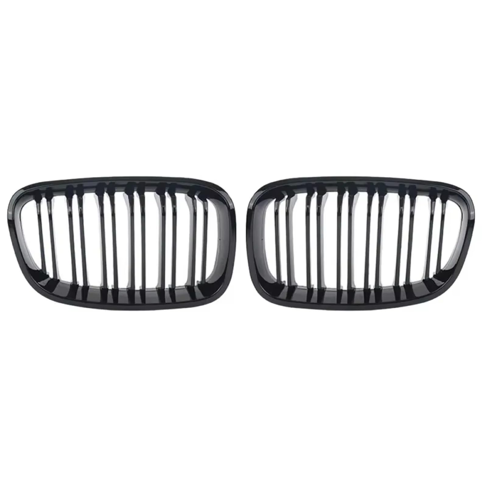 WUYDKEL Kühlergrill Kompatibel Mit Für F20 F21 114i 116i 125i 130i 2011 2012 2013 2014, Auto-Frontstoßstange, Nierengitter, Haube, Kühlergrill, Auto-Styling(Gloss Black) von WUYDKEL