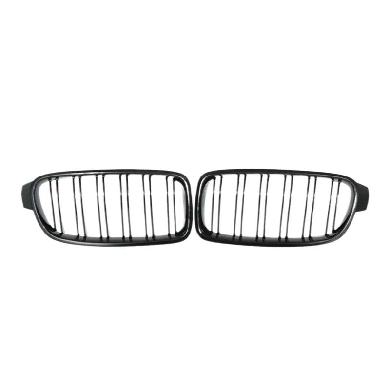 WUYDKEL Kühlergrill Kompatibel Mit Für F30 F31 F35 320i 320d 325i 2013–2019 OEM: 51130054493 Auto-Frontstoßstange Sportgrill Nierenhaubengitter Frontgrill(2) von WUYDKEL