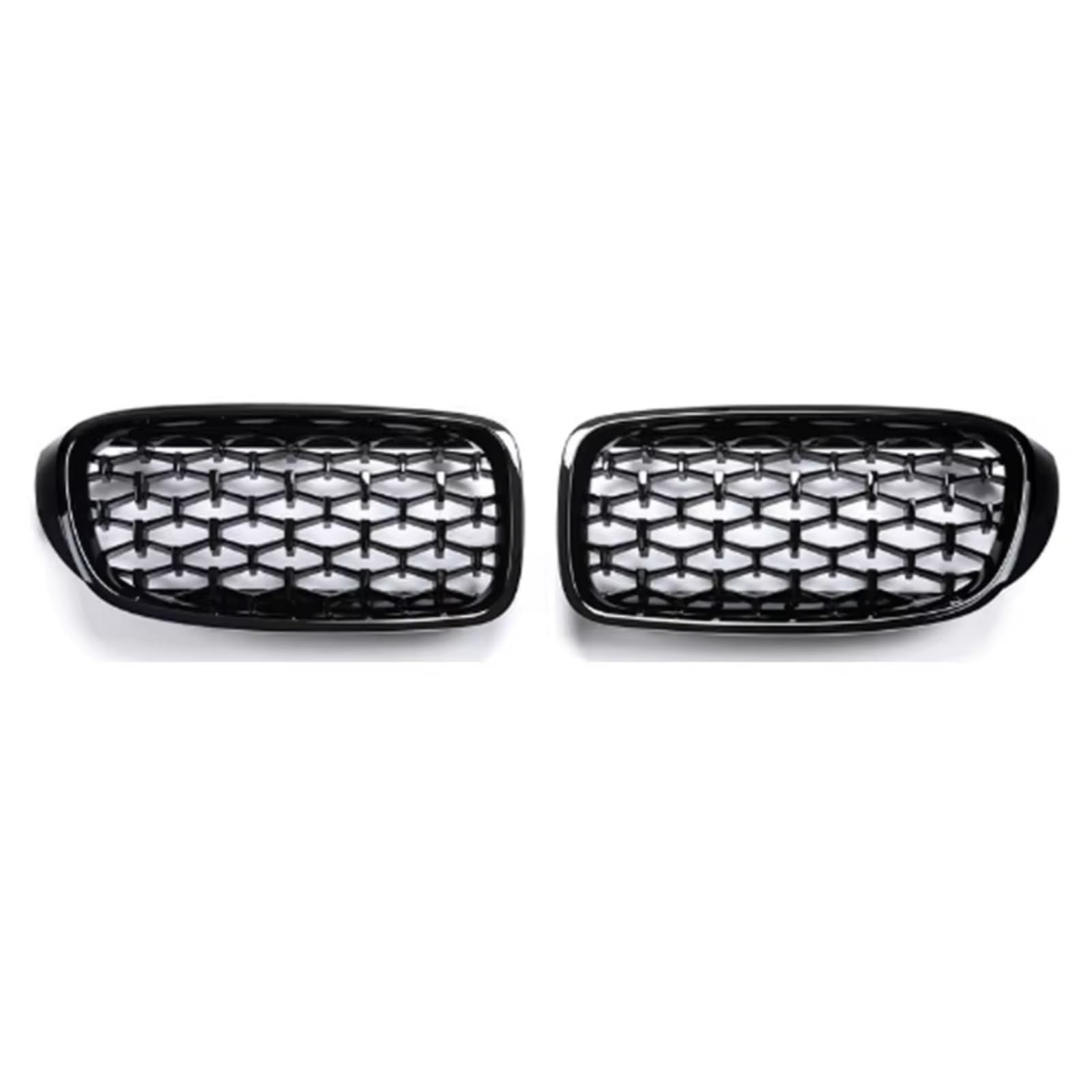 WUYDKEL Kühlergrill Kompatibel Mit Für F34 2012 2013 2014 2015 2016 2017 2018 2019 Auto-Front-Nierengrill Diamant-Meteor-Stil-Grill Frontstoßstangengrill(Black) von WUYDKEL