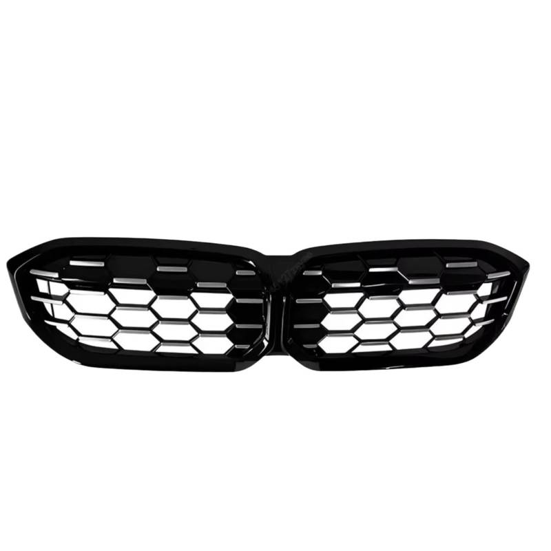 WUYDKEL Kühlergrill Kompatibel Mit Für G20 G21 3er-Serie Für M-Sport 320i 325i 330i M340i LCI 2022 2023 2024 Frontnierengrill Diamond Center Grid Mesh Grill(Silver) von WUYDKEL