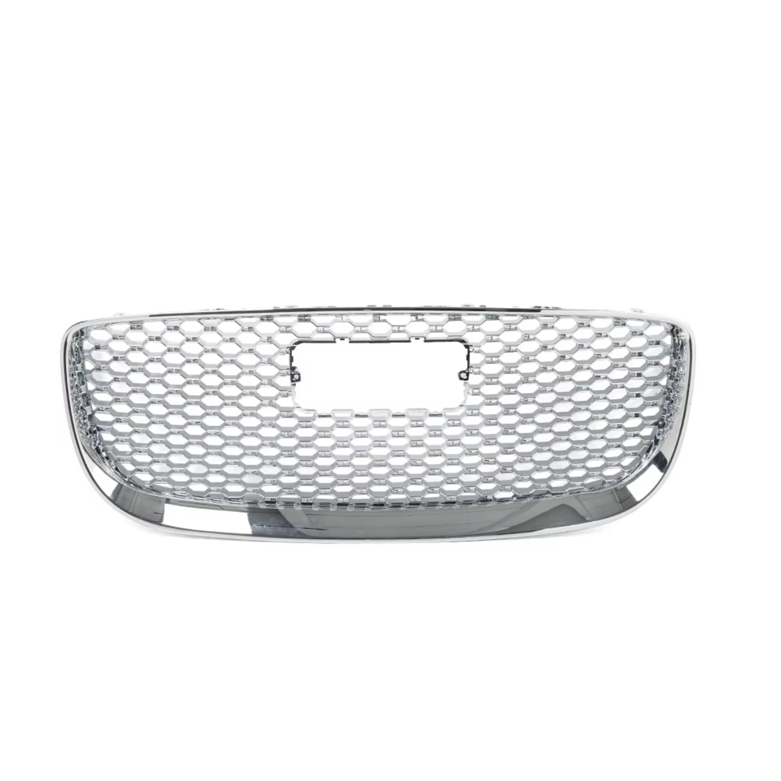 WUYDKEL Kühlergrill Kompatibel Mit Jaguar Für XJ 2016 2017 2018 2019 2020 OEM: C2D35725 Auto-Frontstoßstange, Kühlergrill, Netzgitter, Vordere Obere Stoßstange, Renngrill(Silver) von WUYDKEL