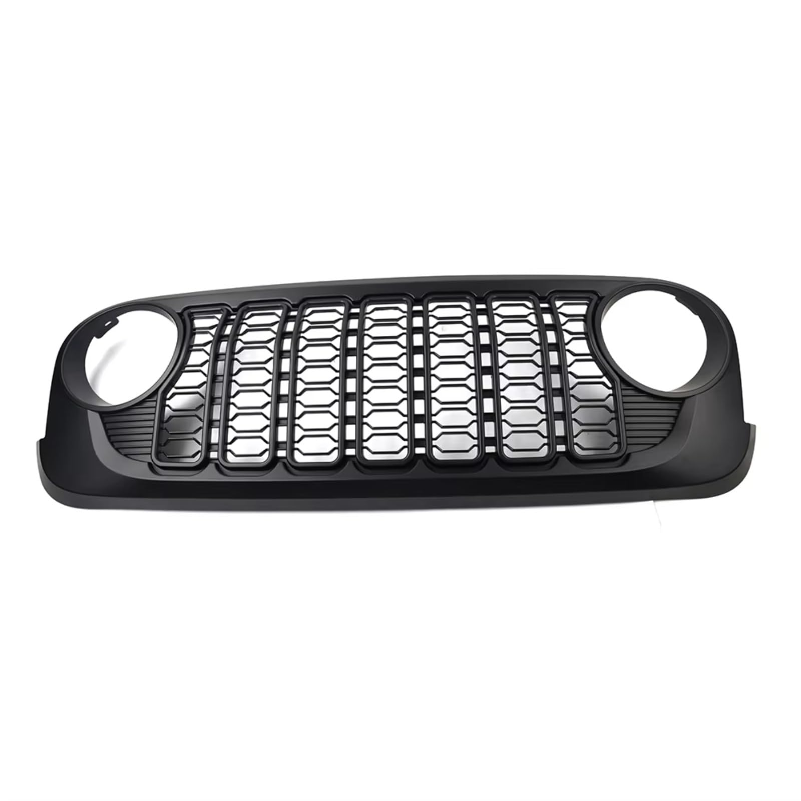 WUYDKEL Kühlergrill Kompatibel Mit Jeep Für Wrangler JK JKU 2007–2017, Auto-Frontstoßstangengrill, Netzgitter, Vordere Gitter, Oberer Stoßstangengrill, Ersatzteile von WUYDKEL