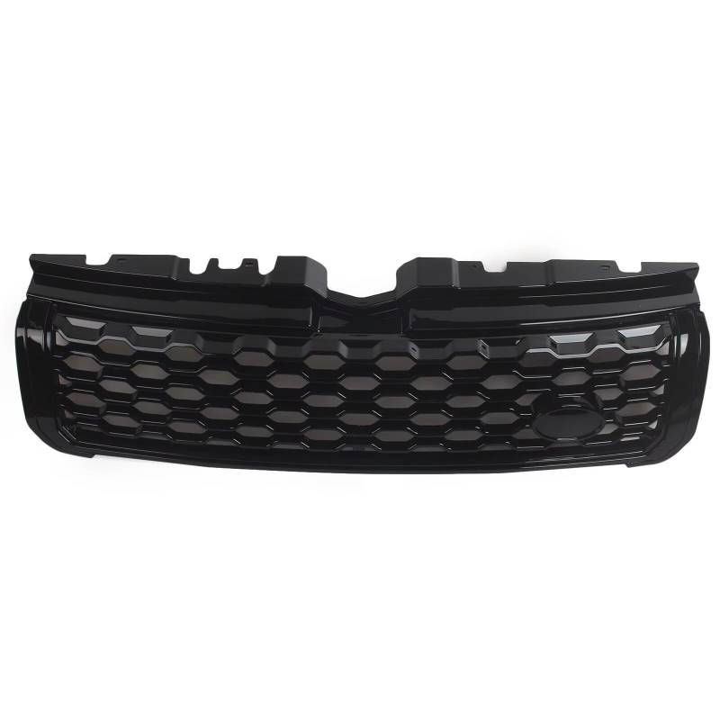 WUYDKEL Kühlergrill Kompatibel Mit Land Für Rover Für Range Für Rover Für Evoque 2010 2011 2012 2013 2014 2015 2016 2017 2018 Frontgrill Stoßstangenhaube Netzgitter(Black) von WUYDKEL