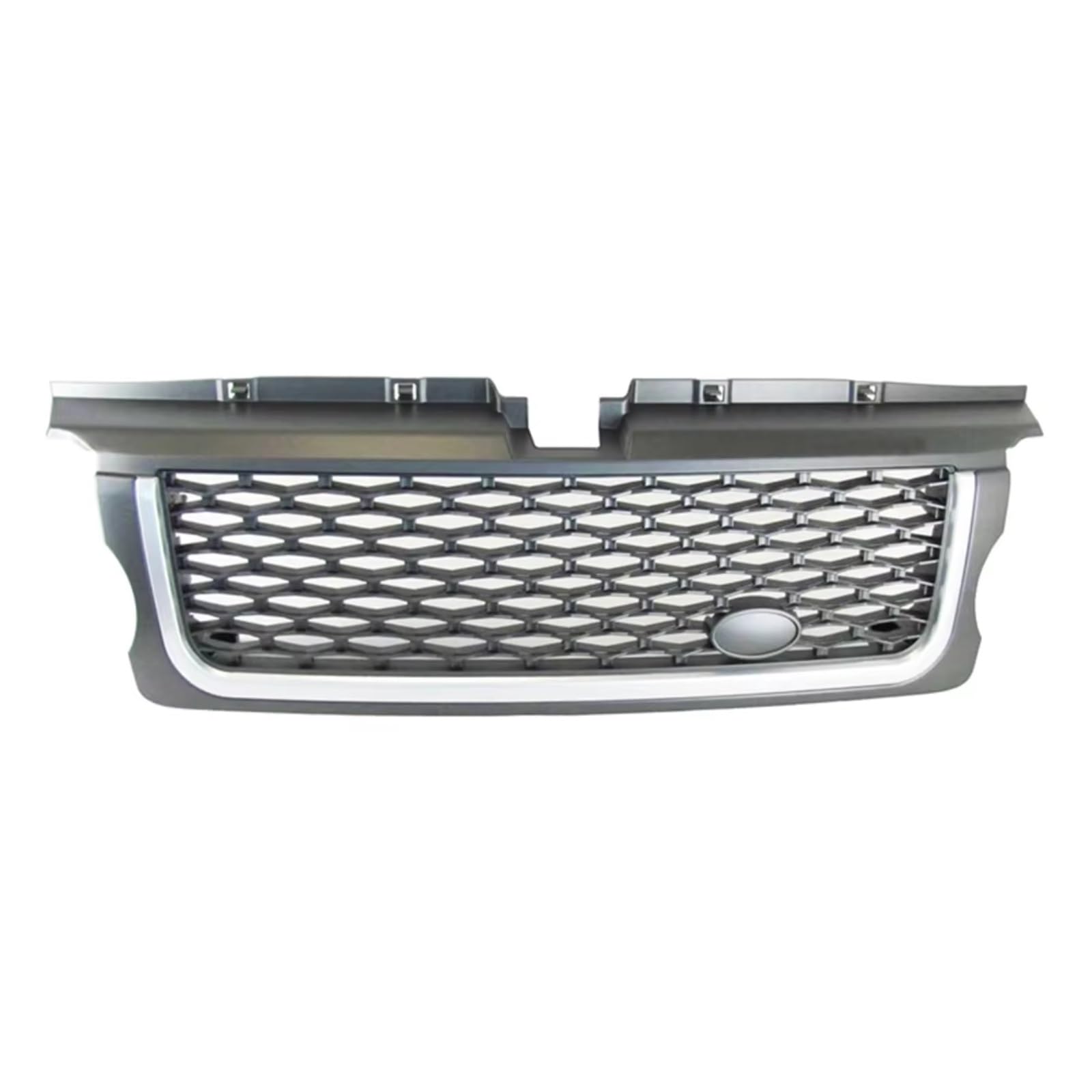 WUYDKEL Kühlergrill Kompatibel Mit Land Für Rover Für Range Für Rover Sport 2005 2006 2007 2008 2009, Auto-Außen-Styling, Auto-Frontstoßstangengrill, Oberer Grill(Gray) von WUYDKEL