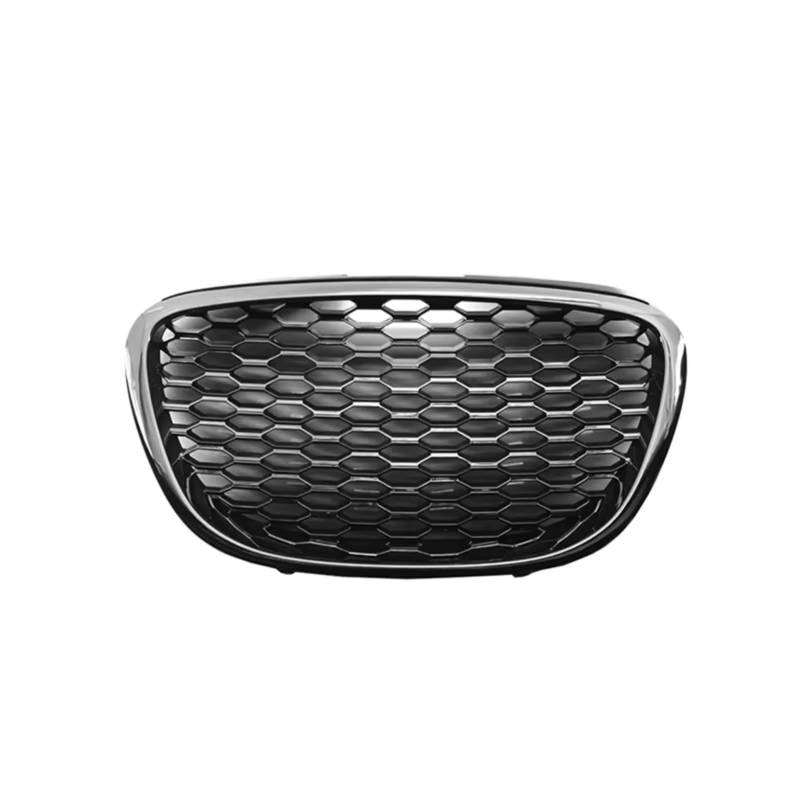 WUYDKEL Kühlergrill Kompatibel Mit Seat Für Altea Für Toledo Mk3 2004 2005 2006 2007 2008 2009 Auto-Wabengitter-Grill Renngrill Ohne Abzeichen BPPPGR36(Glossy Black) von WUYDKEL