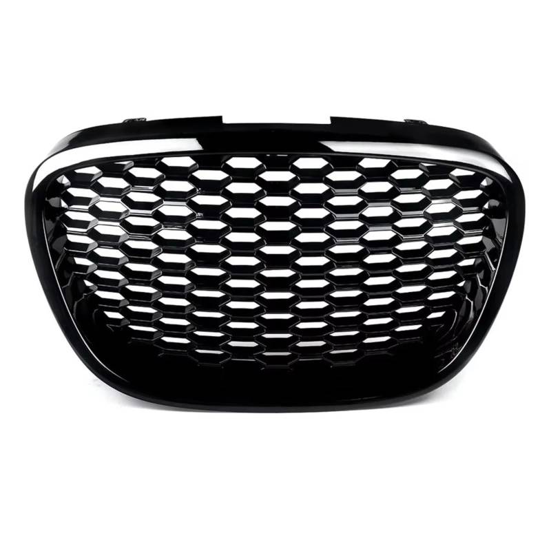 WUYDKEL Kühlergrill Kompatibel Mit Seat Für Leon MK2 Für Altea 2004 2005 2006 2007 2008 2009 Frontstoßstangengrill Honeycomb Mesh Grill Badgeless Grille BPPPGR36(Gloss Black) von WUYDKEL