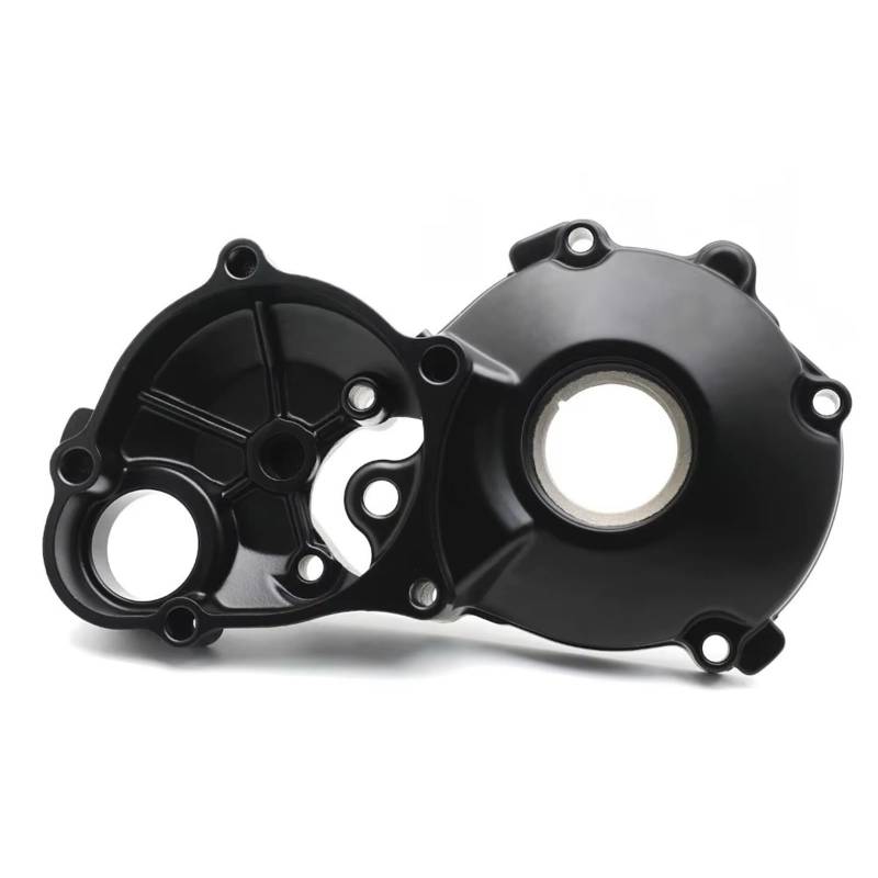 WUYDKEL Motorstatorabdeckung Kompatibel Mit Suzuki Für GSX-S1000 2017 2018 2019 2020 Motorrad Schwarz Motor Stator Abdeckung Kurbelgehäuse W/Dichtung Starter Abdeckung Motor Gehäuse von WUYDKEL