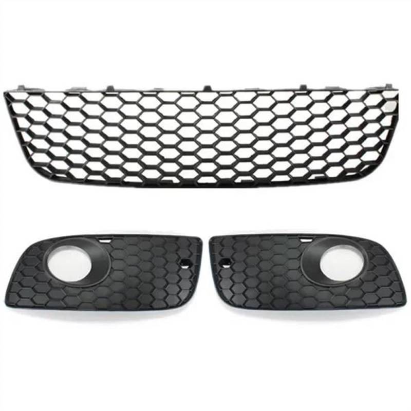 WUYDKEL Nebelscheinwerfer Gitters Kompatibel Mit VW MK5 Für Golf Für GTI Für J&etta GT 2005 2006 2007 2008 2009 Auto-Front-Unterstoßstangengitter-Grill-Nebellampenabdeckung(A Set) von WUYDKEL