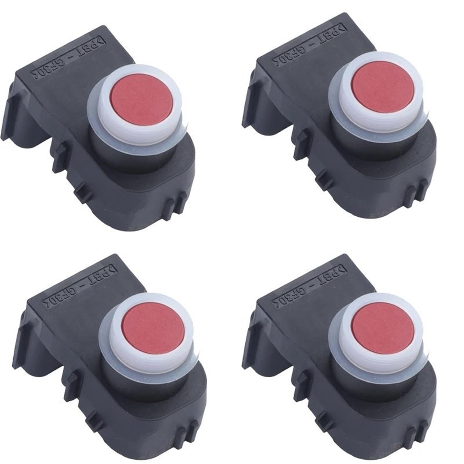 WUYDKEL Sensor Einparkhilfe Kompatibel Mit Hyundai Autozubehör Pdc Backup Einparkhilfe Objektabstandskontrollsensor Rückfahrassistent 96890d9000(Red,4pcs) von WUYDKEL