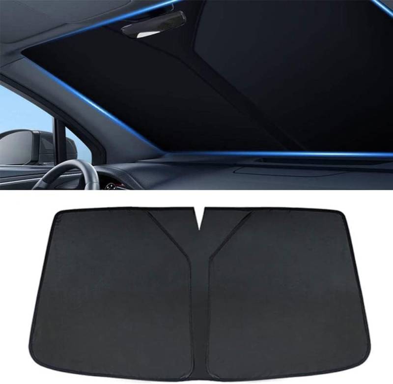 Auto Sonnenblende Für MAZDA Mazda 3 Hatchback 2011-2015,Auto Windschutzscheibe Sonnenschutz Regenschirm Auto Sonnenschutzdach Sonnenschutz von WUYJUN