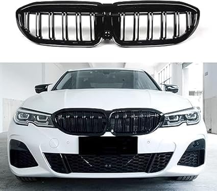 Front Stoßstange Kühlergrill für BMW 3 Series G20 G21 2019-2022, Auto Frontgrill Vorderen Stoßfänger Grill Lufteinlass Kühlerschutz Kühlergrill von WUYJUN