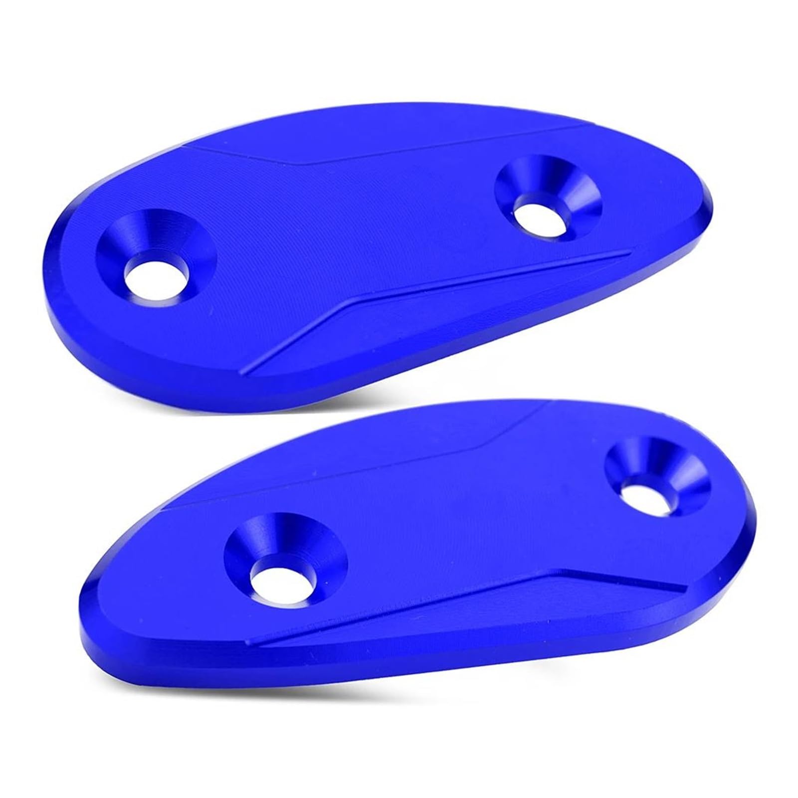 WUYUEY Motorradspiegel Lochabdeckung Für HON&DA CBR1000RR CBR 1000 RR 2008-2021 Motorradspiegel-Block-Off-Grundplatten(Blau) von WUYUEY