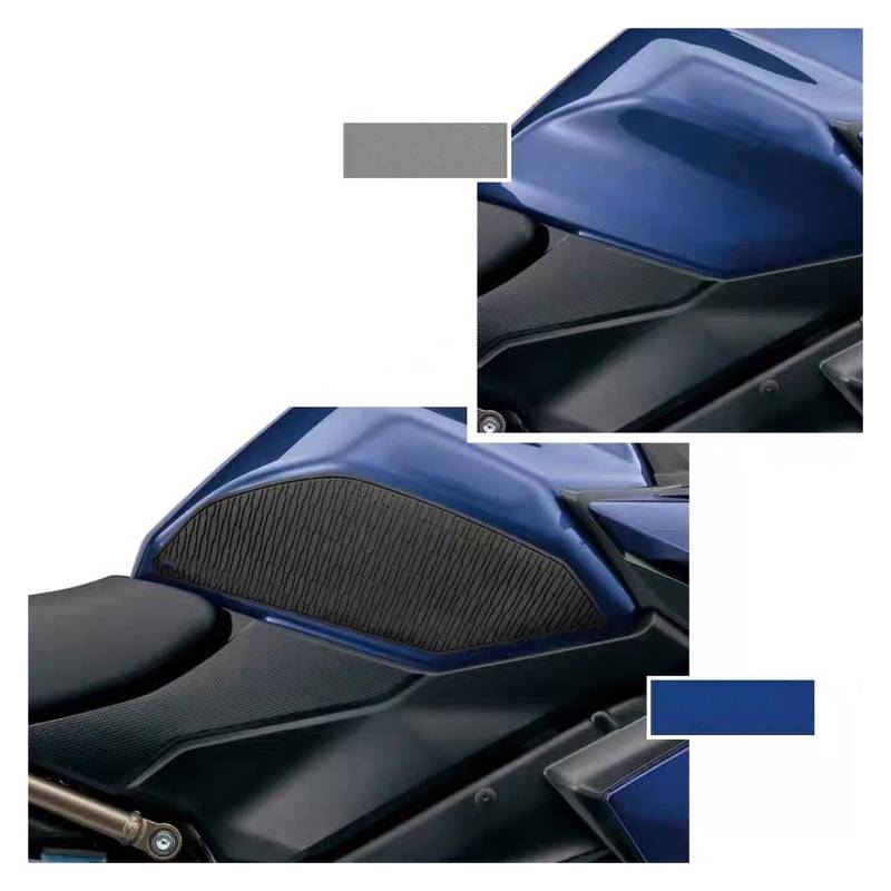 WUYUEY Tankpad für Motorrad Für Suzuki GSXS1000GX GSXS1000F 2015-2024 Motorrad-Aufkleber Für Seitlichen Tankschutz von WUYUEY