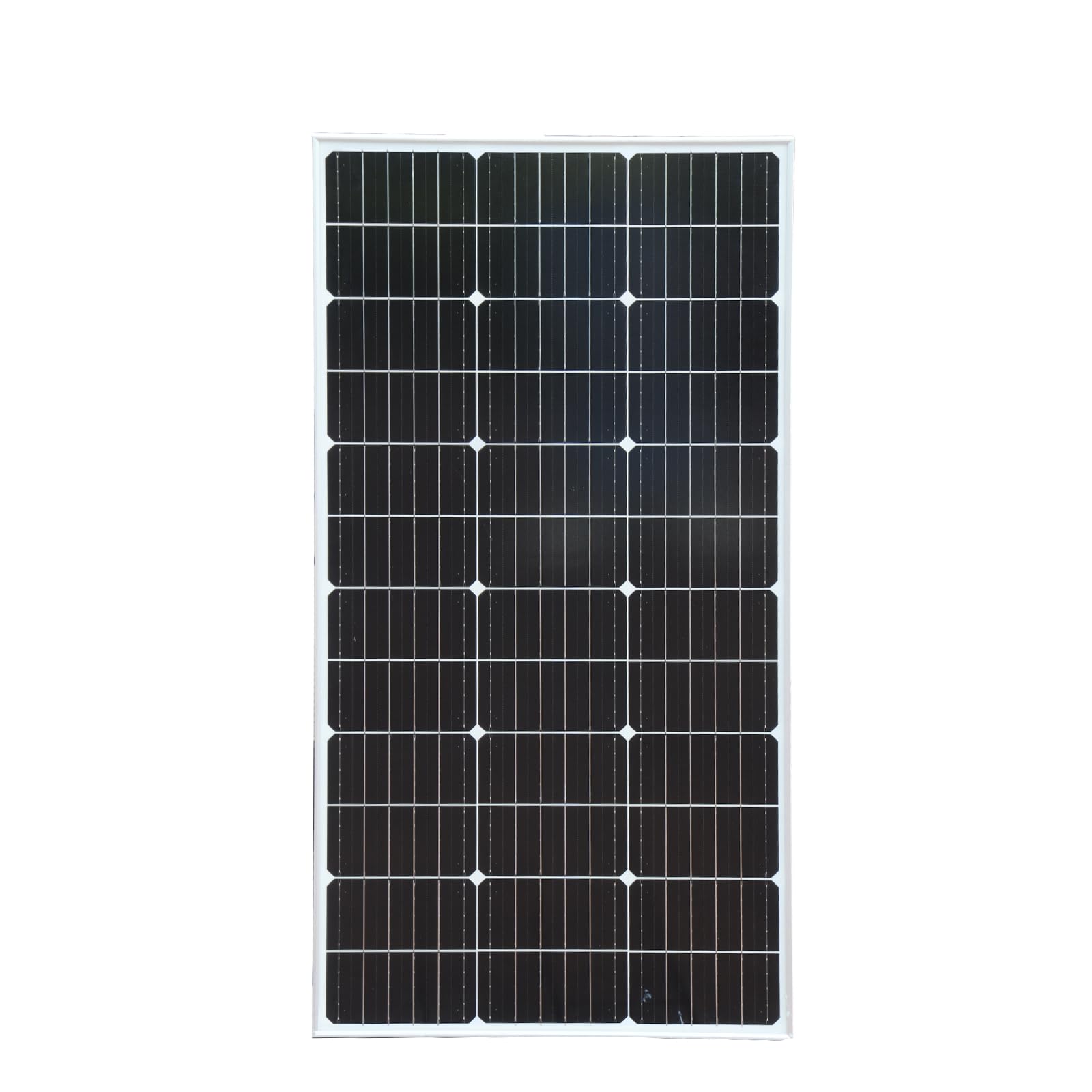 100w Solarmodule Monokristallin Solarpanel Solarzelle Photovoltaik für 12 V Batterien, Wohnwagen, Camping, Balkon, Gartenhäuser(100w) von WUZECK