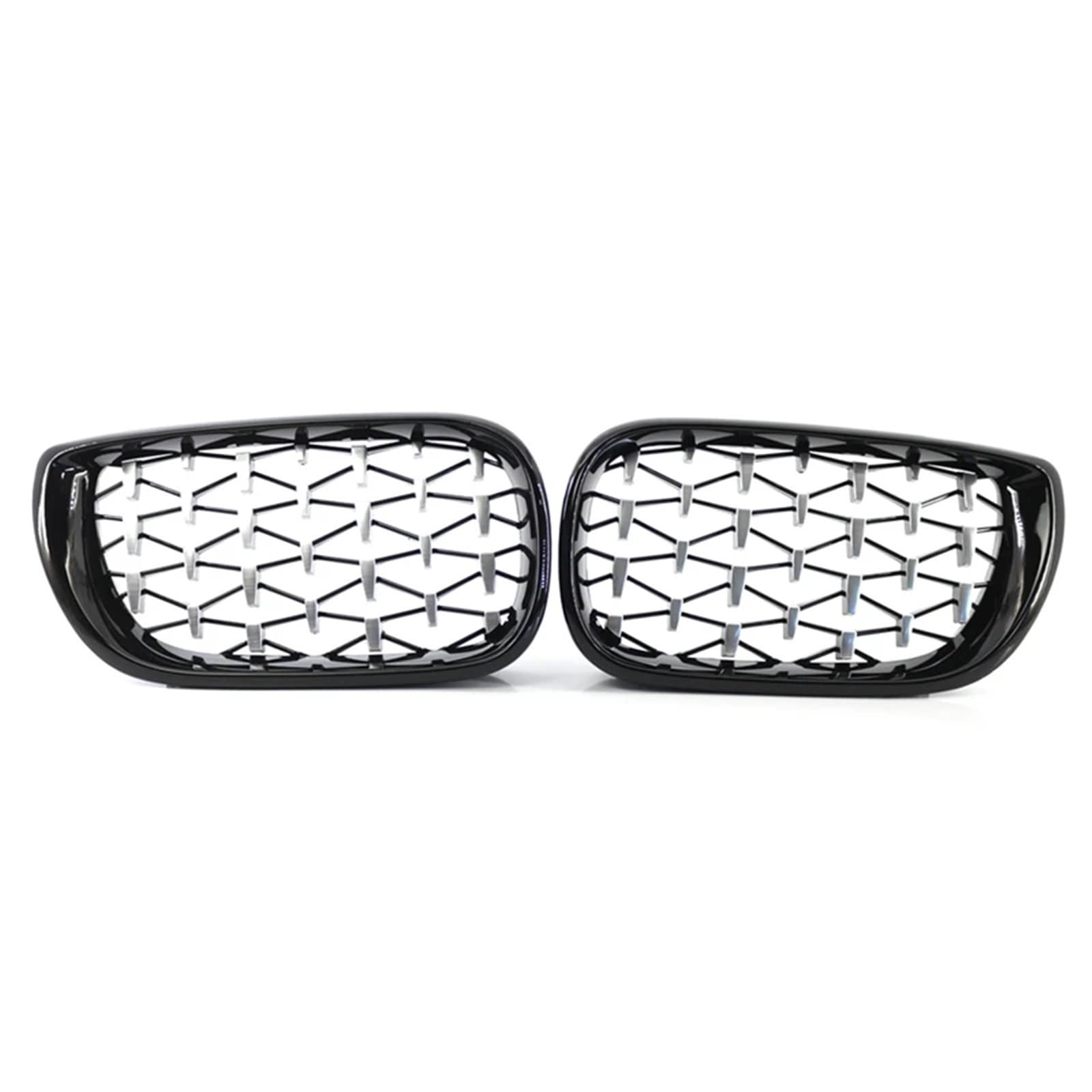 WUZHANH [Replacement] Auto Front Air Outlet Grille Nierenförmigen Kühlergrill Racing Grills 51132158542 51132158543 for BMW E46 4-Tür 2002-2005 von WUZHANH