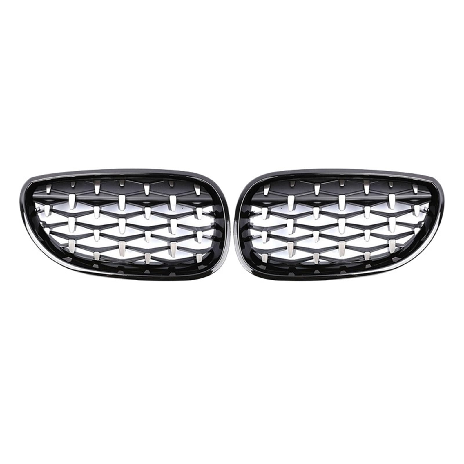 WUZHANH [Replacement] Front Stoßstange Nieren Grill Diamant Grille for BMW for E60 for E61 for 5Serie for 550I for 535I for m5 2003-2010 for Meteor von WUZHANH