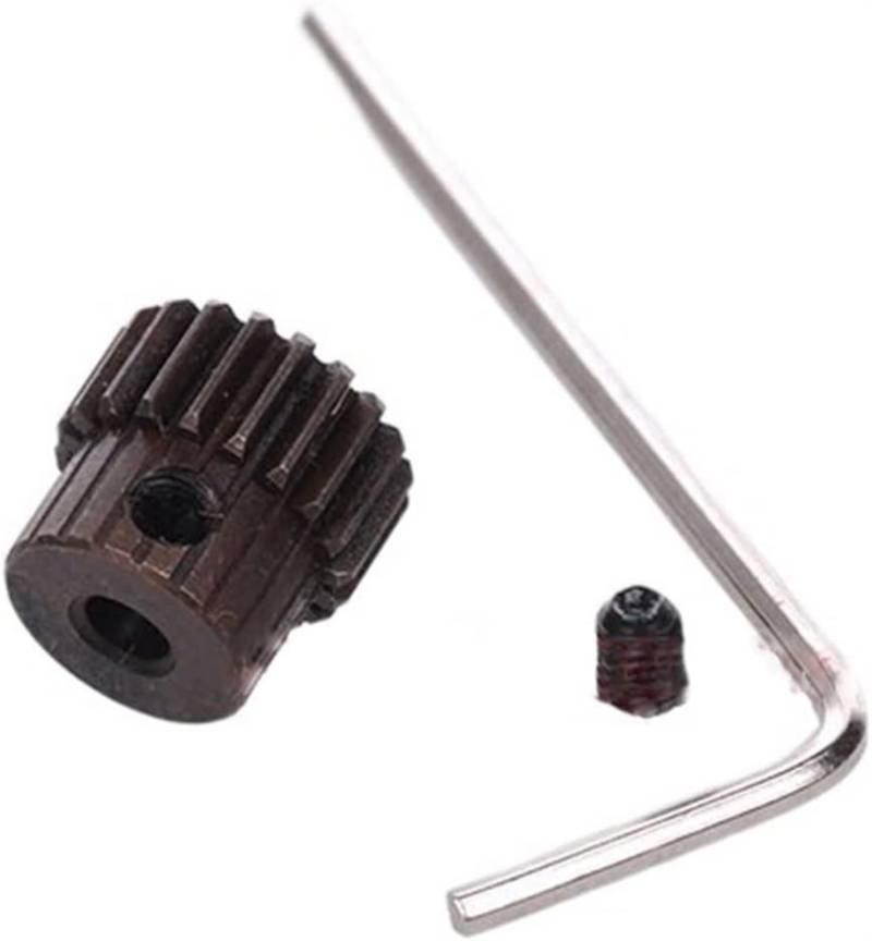 Stirnrad, Ritzel, Zahnradsätze, 1 Stück 0,5 Modul 20 Zähne Boss Stirnrad, Blende 11 mm Tip Top Zahnrad for Motorwelle DIY Spielzeugmodelle(3mm Bore) von WWBPOIUY