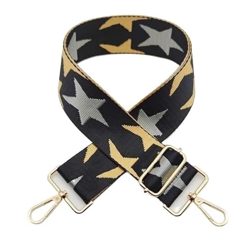 Taschengurt, Frauen Tasche Riemen Handtasche Breiten Gürtel Schulter Umhängetasche Strap Ersatz Verstellbaren Riemen Tasche Teil Zubehör Gürtel for Taschen(9,Gold Metal) von WWBPOIUY