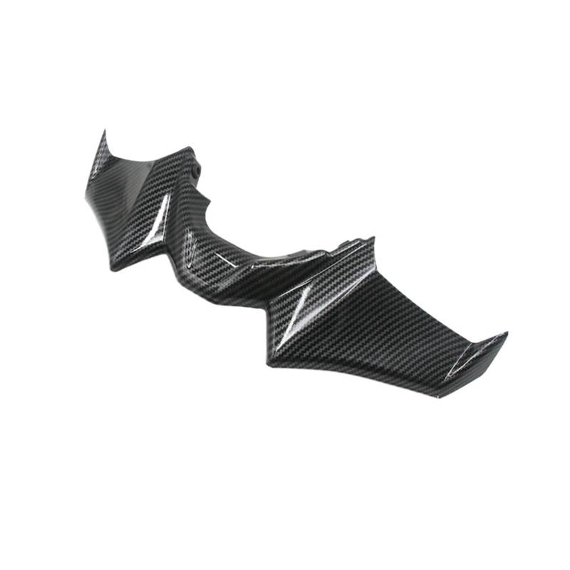 Motorrad Wind Befestigung FlüGel Motorradzubehör Schwarz Naked Front Downforce Spoiler Winglet Aerodynamischer Wing Kit Spoiler Für YA&MA&HA Für MT 07 2021 2022 2023 Moto Verkleidungs-Winglets(2) von WWHUMM