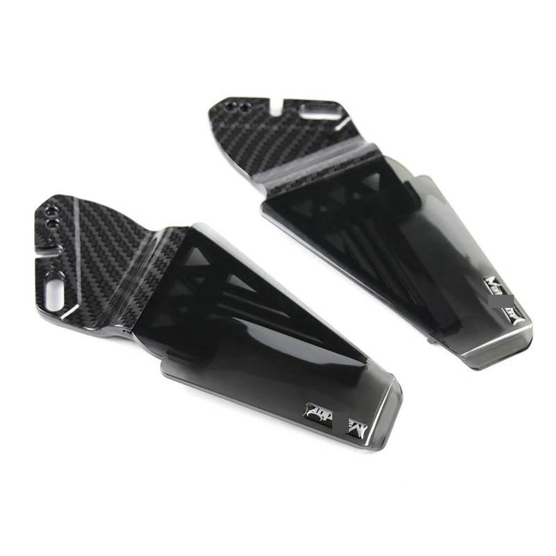 WWHUMM Aerodynamische Spoilerlippe Motorrad Winglet Aerodynamische Flügel Kit Spoiler Rückspiegel Fixed Wing Für CBR650R CBR600RR CBR1000RR CBR500R CBR250R Aerodynamischer FlüGel Kit(2) von WWHUMM