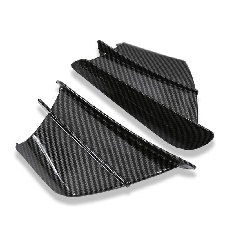 WWHUMM Frontverkleidungs-Winglet Für R1200GS R1250GS S1000R S1000RR S1000XR R1200RS R1250RS C400GT Universal Motorrad Kit Spoiler Flügel Aerodynamische Winglet Motorrad-Flügel-Spoiler(2) von WWHUMM